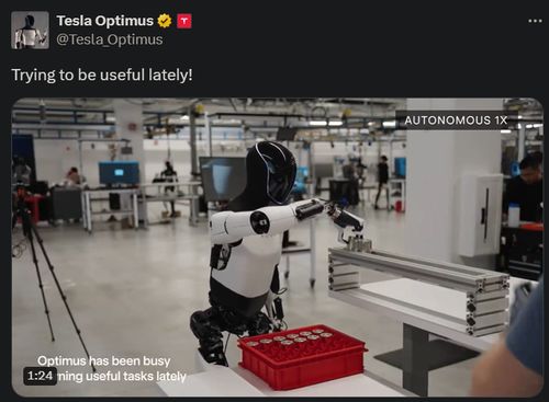 特斯拉Optimus人形機器人 工廠新星，技術再進化